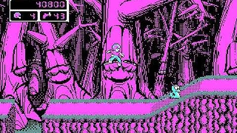 Commander Keen 4 [DOS] játékmenet (CGA)