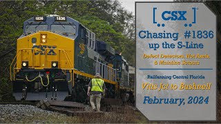 Hot Axle on the RF&P 1836 - Chasing CSX's Newest Heritage & S-Line Railfanning