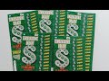 #598 Premiera zdrapki Szmaragdowe Dolary 🥰 polubiliśmy się 😅🫶🍀💰👍