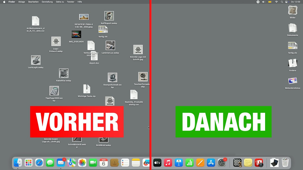 Mac-Schreibtisch aufräumen – So geht’s mit 2 Klicks!