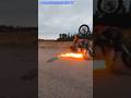 Motorcycle Wreck Catching Fire #bikers #bikerlifestyle