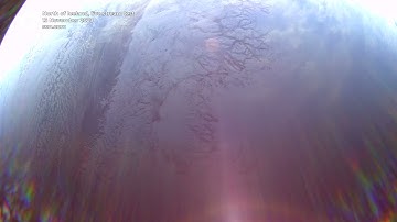 4K live stream of Earth from space - North of Iceland, Arctic Sea