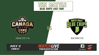 Blue Chips vs. Canada Elite (17S) | The Battle | Bronny, Gabe Cupps, Rayvon Griffith, Vasean Allette
