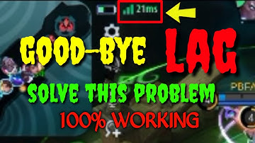 How to fix lag mlbb using mobile data 2023