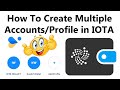 How To Create Multiple Accounts/Profile in IOTA Wallet | Crypto Wallets Info
