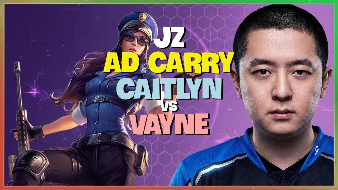 Challenger Caitlyn : This Dude is CRUSHING Vayne with DEVASTATING Kiting - Engsub