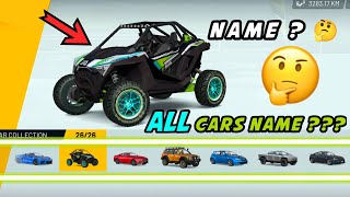 Name of the Cars OF (Extreme car driving simulator 🥰) Part 1 screenshot 2