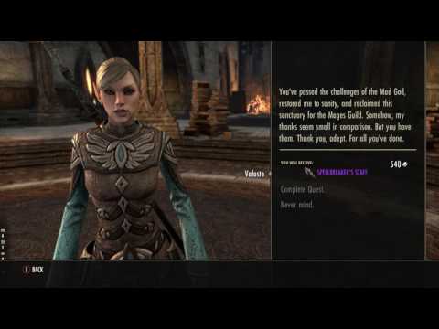 ESO - Mages Guild Valaste choice