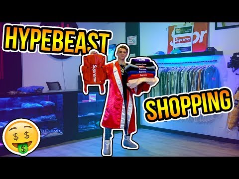 Buying the Rarest Supreme Clothes in the World! (Hypebeast Shopping)