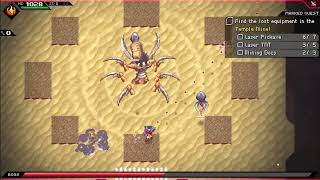 CrossCode - Pinzo'jrahrrrn boss fight (Faj'ro Temple)  [No Damage]