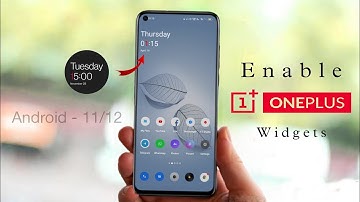 How to install OnePlus Clock Widgets In Realme Oppo Device 2025|OnePlus Red Widgets Apk RealmeUi 6.0