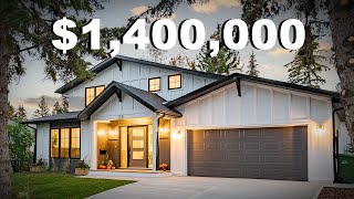 Inside a 1.4M FARM HOUSE Two Storey in Calgary's NW | Luxury Home Tours