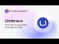 Umbraco All in One Accessibility Installation Guide