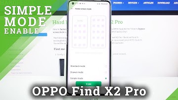 How to Enter Easy Mode in OPPO Find X2 Pro –Open/Close Simple Mode