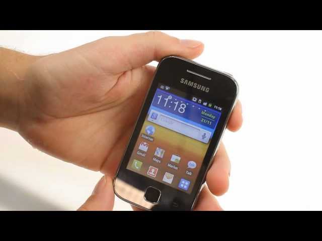 Samsung Galaxy Y video demo class=