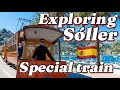 Riding the vintage train from palma to sller   tibetan vlogger  paris