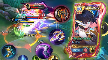 MAKE THE COMEBACK REAL WITH THE NEW ITEM COMBINATION!!🔥 BEST RUBY BUILD AND ROTATION 2025