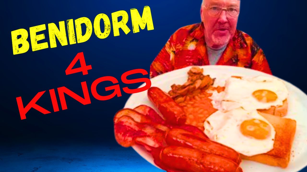Benidorm Breakfast 4 Kings Bar Review €1.95 YouTube