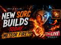 New Sorc Builds Today Meteor Fire?! Diablo 4 LIVE