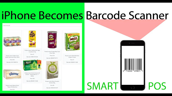 How I Use My Phone As a Barcode Scanner - SMART POS | React Tutorial