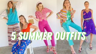 5 SUMMER OUTFIT IDEAS\/ SUMMER LOOKBOOK\/ WITH TARA EFOBI