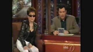 Yoko Ono on Kimmel 2003