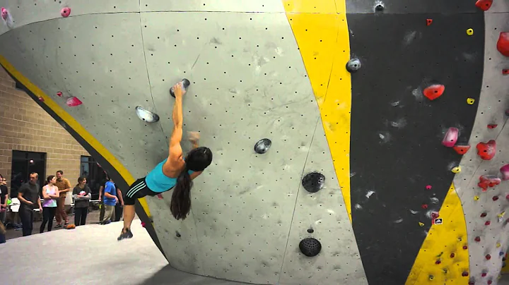 Meagan Martin and Nina Williams climb the Gray Top...