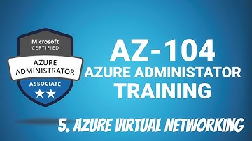 5. Azure Virtual Networking AZ-104 Microsoft Azure Administrator