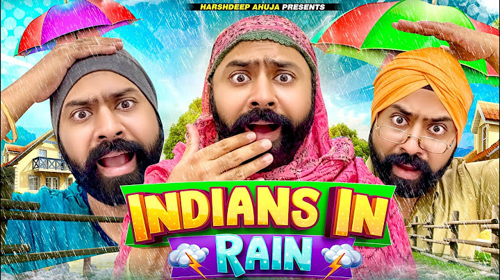 Indians in Rain | Harshdeep Ahuja