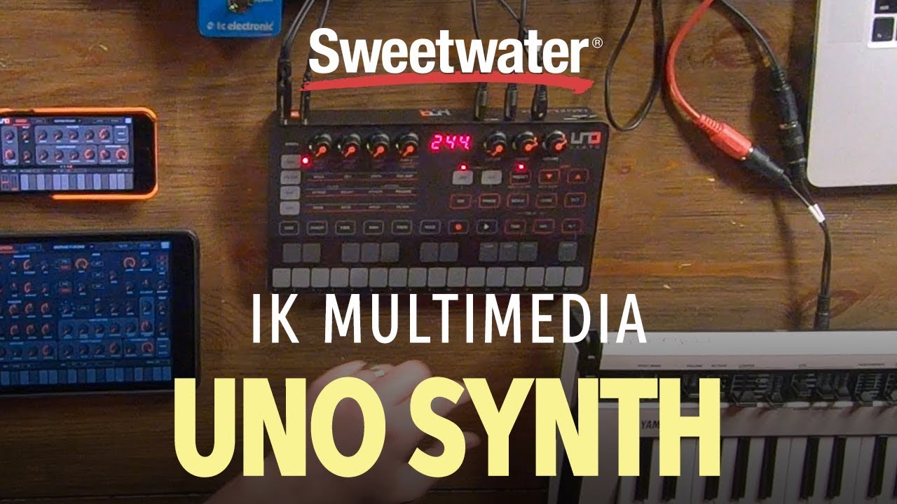 IK Multimedia UNO Synth Analog Synth Demo — Daniel Fisher - YouTube