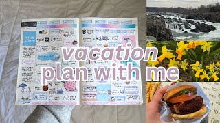 Memory Planning a Vacation in my Hobonichi Cousin!