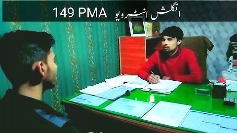 PMA Initial Interview in English | Air Force Interview | Navy Interview | Pak Army Interview