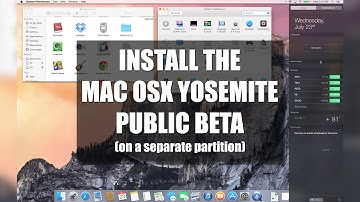 How to Install the Mac OSX Yosemite Public Beta (On a Separate Partition)