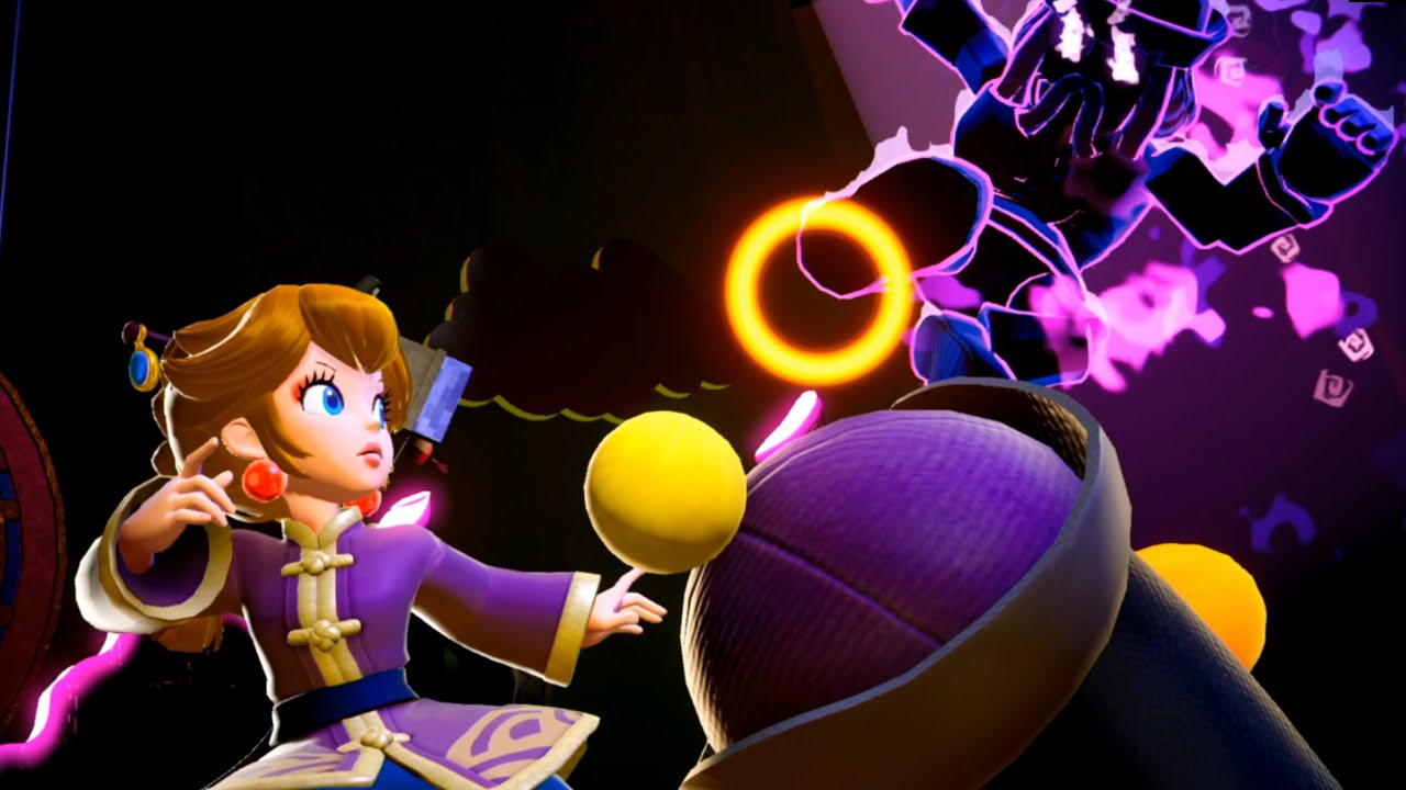 カンフーピーチ敵をマスターと一緒に吹っ飛ばす　プリンセルピーチshowtime【princess peach showtime】#14