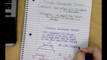 Triangle Midsegment Theorem Notes