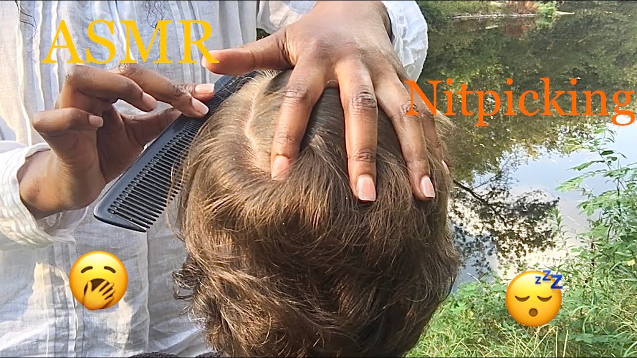 ASMR Nitpicking Whiteheads on Scalp YouTube