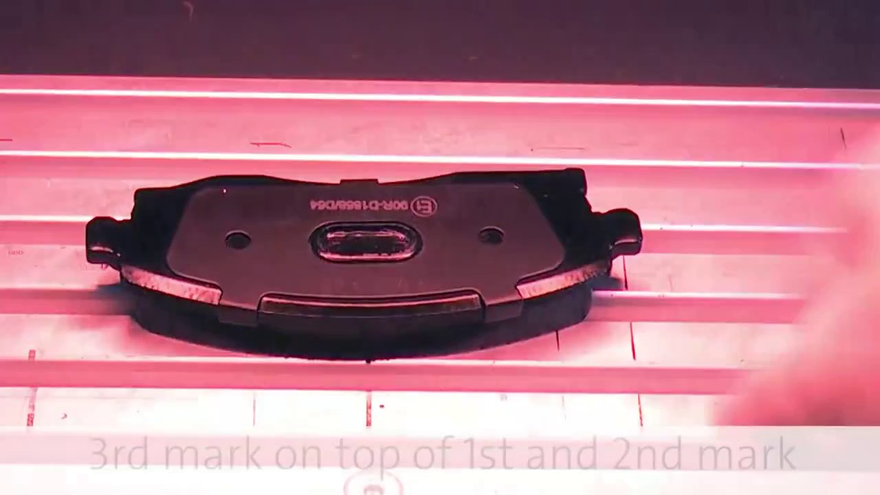 Mark Alignment on Brake Pad YouTube
