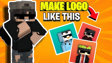 How to make a Minecraft PFP *Easy* || How to make Minecraft logo/Pfp in Mobile (Hindi) 🤫✨