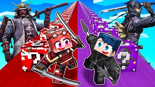 LUCKY BLOCK NINJA VS LUCKY BLOCK SAMURAI! - MINECRAFT