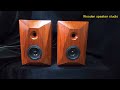 Wooden speaker diy and woofer assemblewooden speaker studio china