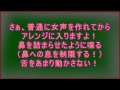 リアル系ロリ声の作り方！「女声アレンジ」