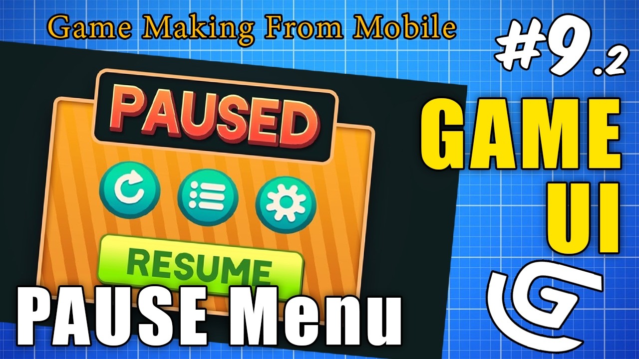 How to Create Pause Menu in Gdevelop Ep 9.2 | Game UI | Game making ...