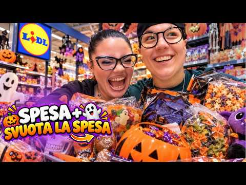 SPESA+SVUOTA LA SPESA LIDL PER HALLOWEEN!👻 QUEST'ANNO NON MI FREGANO! 😂