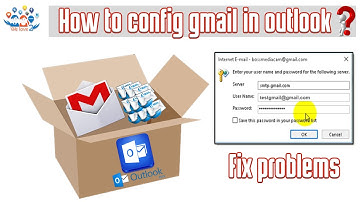 How to configure gmail in outlook 2016 step by step | Outlook 2016 tutorial | Configure gmail