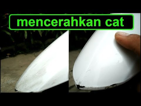 Cara Menghilangkan Noda Membandel Pada Body Motor Youtube