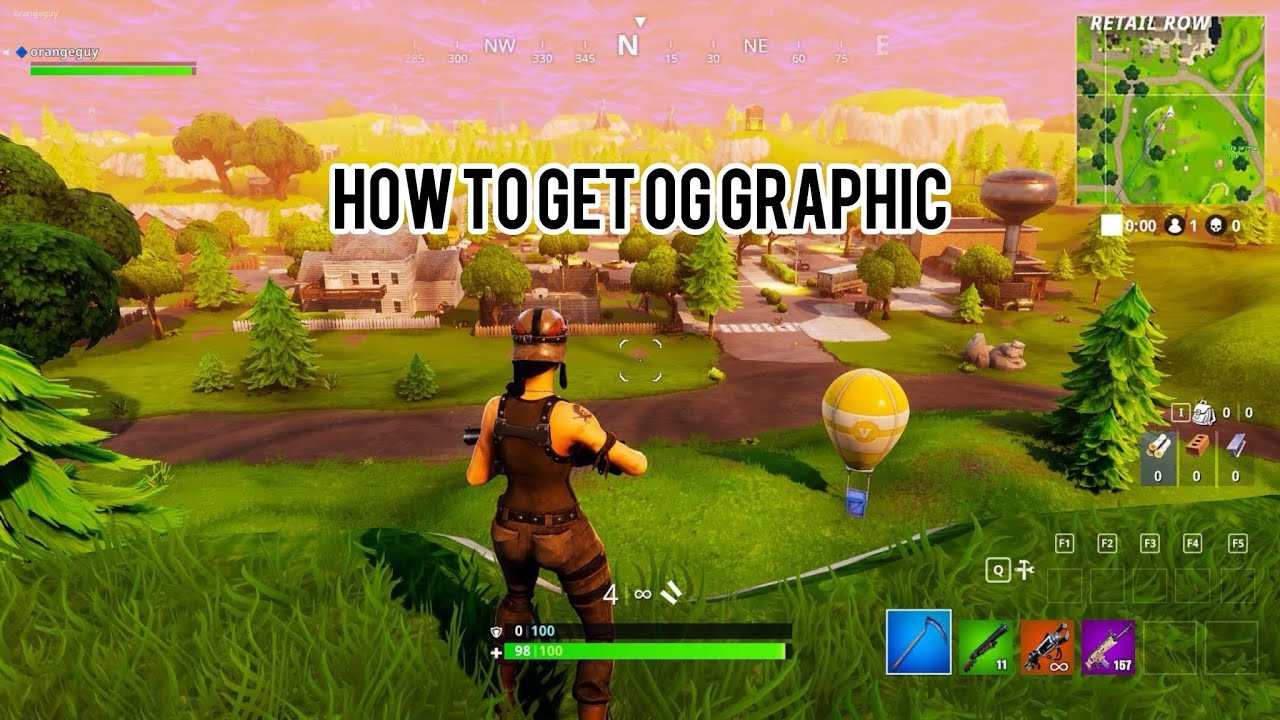How to get OG Fortnite graphic - YouTube