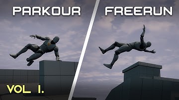 Unreal Engine 5 - Parkour x Freerunning Mechanics Test ALS V4 (Vol 1)