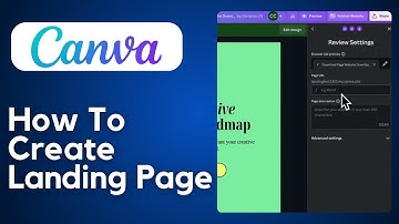 How to Create a Landing Page With Canva (2024) - Full Guide