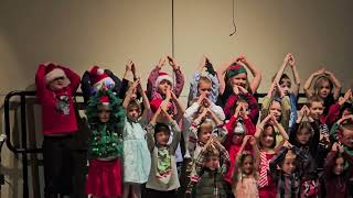 GaylordMI,  South Maple Elementary school. Kindergarten Winter Concert,  December 2025. 