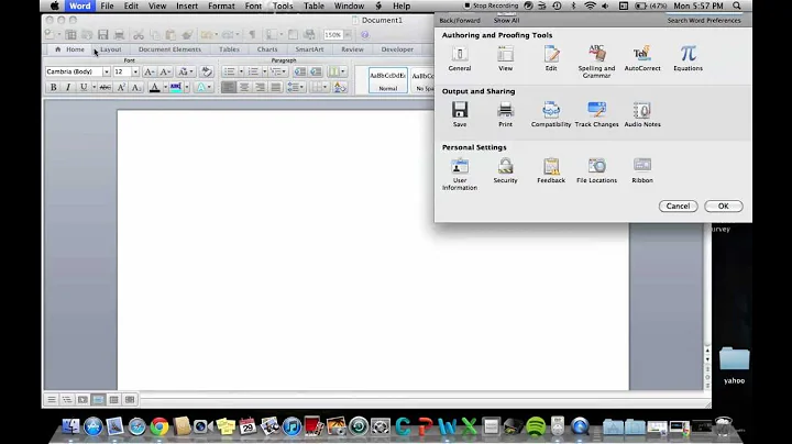 How to create forms in word (mac)
